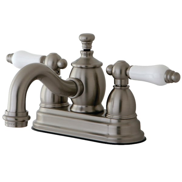 KS7108PL 4" Centerset Bathroom Faucet, Brushed Nickel
